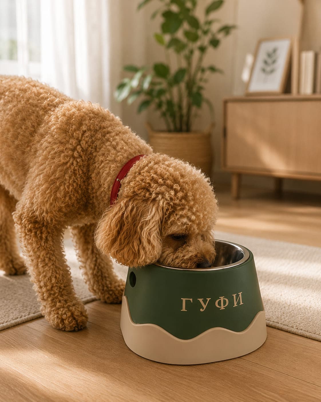 Ergonomic Pet Bowl — Made in the colour you choose